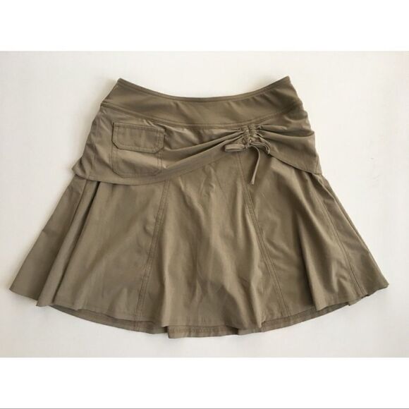 Athleta Wherever Skirt Skort Tan 2 - Picture 2 of 7